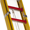 Bauer Ladder Fiberglass Extension Ladder, 375 lb Load Capacity 31528